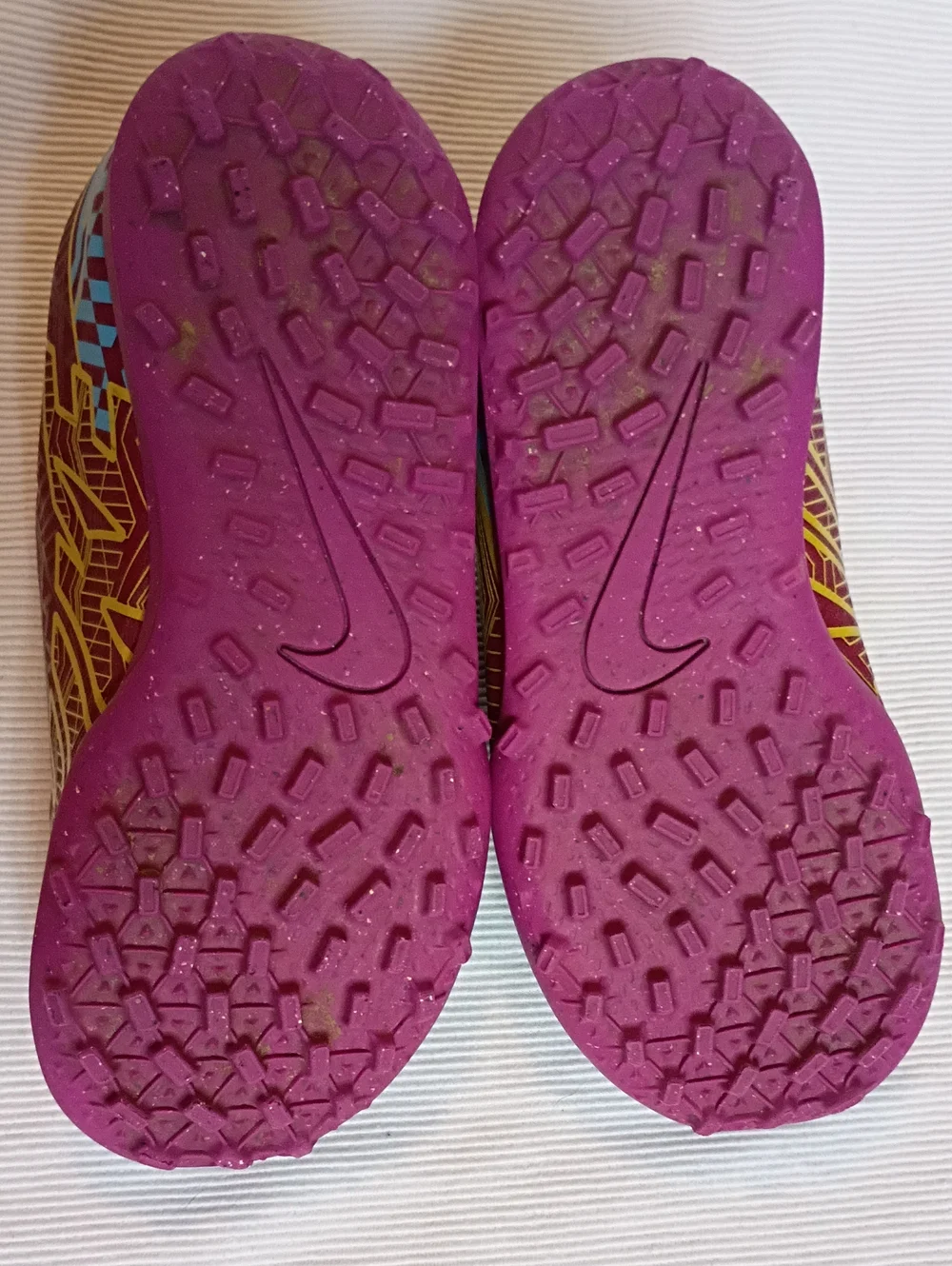 Nike Mercurial Kids Toddler Athletic Sneaker In Maroon And Gold
